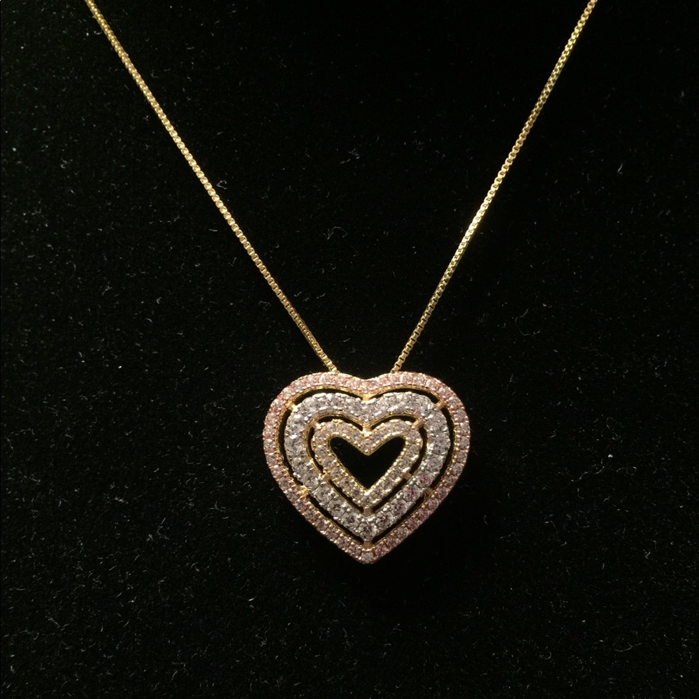 Swarovski Triple Heart Pendant